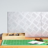 VidaXL Plăci striate antiderapante, 2 buc., 40x30 cm, aluminiu