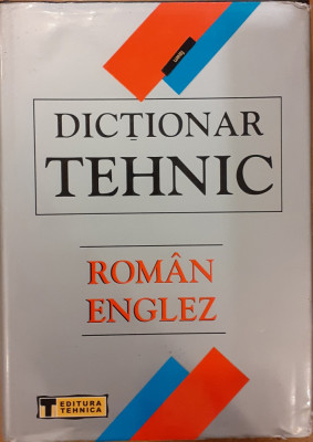 Dictionar tehnic roman englez foto