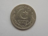 QUARTER RUPEE 1948 PAKISTAN