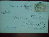 1903-C.P. circ.-francatura Caisorii- RARA