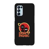 Husa compatibila cu Oppo Find X3 Lite model Don&amp;#039;t Panic Morty, Silicon, TPU, Viceversa, Transparent, Carcasa