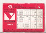 Bnk cld Calendar de buzunar - 1983 - Magazinul Universal Victoria