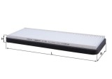 MAHLE LA 196 Filtru, aer habitaclu