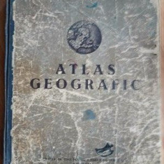 Atlas geografic 1953 Fara coperta din spate