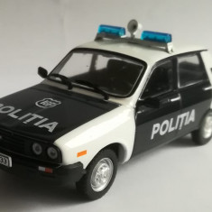 Macheta Dacia 1310 Politia 1990- DeAgostini Masini de Politie 1/43