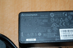 Incarcator laptop Lenovo 20V 3.25A 65W mufa patrata model ADLX65NCC3A foto