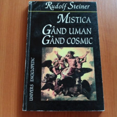 MISTICA- GIND UMAN- GIND COSMIC-RUDOLF STEINER