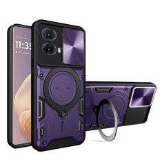 Husa pentru motorola moto g85 - guard pro, pro spy, purple foto