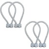Set 4 inele magnetice de prindere pentru draperii si perdea,design de tip cub - Gri