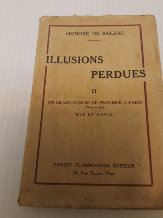 Illusion Perdues vol. II - Balzac