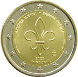 NOU - Portugalia moneda comemorativa 2 euro 2025 - Miscarea cercetasa - UNC