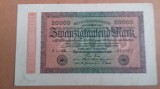 Bancnota Germania 20000 marci 1923