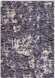 Cumpara ieftin Covor Model Anny 33003-869, Marime 58 x 110 cm, Gri, Albastru, Inaltime Fir 7 mm, Antialergic, Polipropilena, Living, Dormitor, Sufragerie, Birou