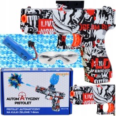 SET DE PISTOL ȘI PUȘCĂ AUTOMATĂ CU BILE DE GEL CU APĂ