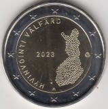 Moneda 2 Euro Finlanda 2023 Sanatate UNC, Comemorativa Servicii Sociale