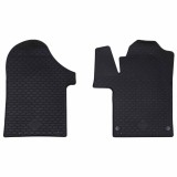 vidaXL Covor pentru mașină 2 pcs Negru TPE 42029127