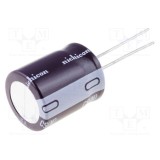 Condensator electrolitic NICHICON UCS 22uF 450V THT 16x20mm