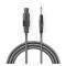 Cablu difuzor 1.5mm SPEAKON 2-pini mama - 6.35 mm tata 5m gri Nedis