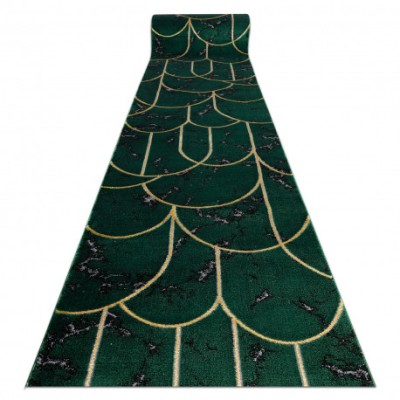 Exclusiv EMERALD traversa 1016 glamour, stilat, art deco, marmură sticla verde / aur, 80 cm foto