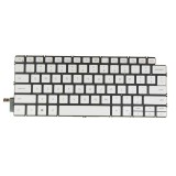 Tastatura Laptop 2in1, Dell, Inspiron 5400, 5406, iluminata, argintie, layout US