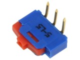 Comutator glisant APEM NK236WH 2 poziții SPDT 0,5A 12V ON-ON PCB
