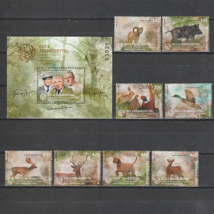 Animale Salbatice LP 5496-5504 Ungaria 2021