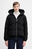 United Colors of Benetton geacă de puf culoarea negru, de iarna, oversize, 22T6DN086