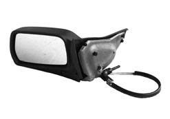 Oglinda exterioara Citroen Xantia (X1/X2) + Combi 03.1993-12.2001 partea stanga Best Auto Vest crom convex carcasa neagra reglare manuala prin cablu
