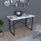 Schreibtisch Tjeldsund 120x60x75cm Wei&szlig; [en.casa] HausGarden Leisure