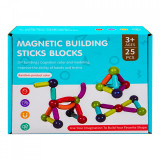 Cumpara ieftin Joc construcții magnetic, 25 piese, 5-7 ani, 3-5 ani