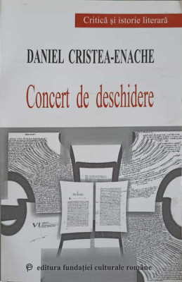 CONCERT DE DESCHIDERE-DANIEL CRISTEA-ENACHE foto