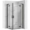 Cabina dus REA Hugo Double Black 80x80