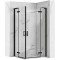 Cabina dus REA Hugo Double Black 80x80