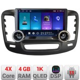 Navigatie Chrysler 200 2015-2019 Edotec 4+64 10.5 inch Incell 1K android Wifi 5Ghz gps internet Kit-200C