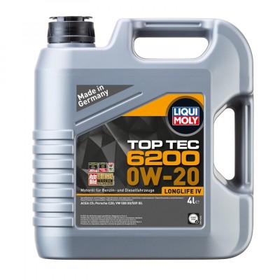Ulei Liqui Moly Top Tec 6200 LL IV 0W20 4 litri foto