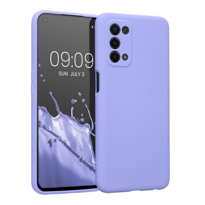 Husa Kwmobile pentru OPPO A74 5G/A54 5G, Silicon, Albastru, 57571.139 foto