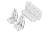 SET HUSE SCAUN KIA PRO-CEED 2008-2012 (BANCHETA FRACTIONATA), Umbrella