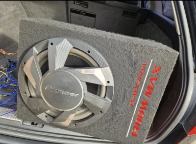 Subwoofer auto activ Pioneer TS-WX300A foto