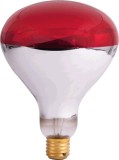 Bec Infrarosu R125 250W E27 Rosu pentru incalzit pui / animale, Total Green