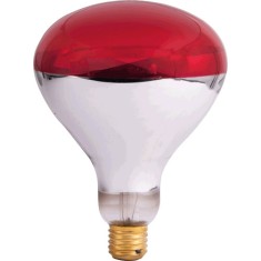 Bec Infrarosu R125 250W E27 Rosu pentru incalzit pui / animale