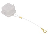 ILME Capac Protectie Conector Mama Serie CK, Dimensiune Insertie 21x21mm, Plastic, Gri, Clasa Etanseitate IP66/IP67/IP69