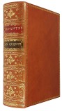 Don Quijote de la Mancha, Cervantes, Editie Lux 1944, Legatura Piele, Aurita, Bibliofilie