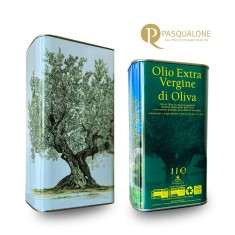 2 x Ulei de Măsline Premium Extravirgin Presat la Rece de Categorie Superioară 4L - Pasqualone