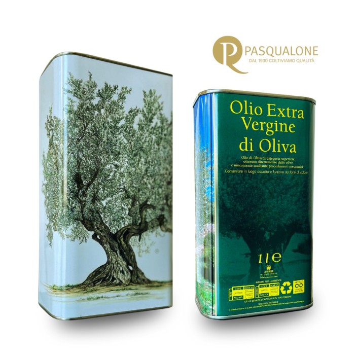 2 x Ulei de Măsline Premium Extravirgin Presat la Rece de Categorie Superioară 4L - Pasqualone