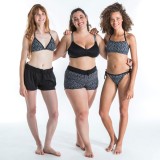 Slip de baie SOFY ETHNI Negru Damă