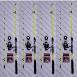 SET 4 Lansete ROBIN HAN BOLENTINO 1.80m + 4 Mulinete SAIMINO X4000 si 4 role fir