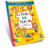Caiet de scriere A5 pentru limba romana -Litere de tipar,32 pagini