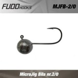 Micro Jig Fudo Bila nr.2/0 BN black nickel 3.5g 7buc/plic
