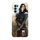 Husa compatibila cu Oppo A72, Viceversa, model Yennefer of Vengerberg The Witcher, Silicon, TPU, Transparent, Carcasa