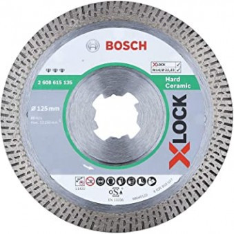 Bosch Disc de taiere diamantat X-LOCK Best for Hard Ceramic 125x22,23x1.6x10mm - 3165140933339 foto